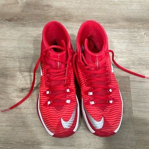 Nike red and white Basketball Shoes